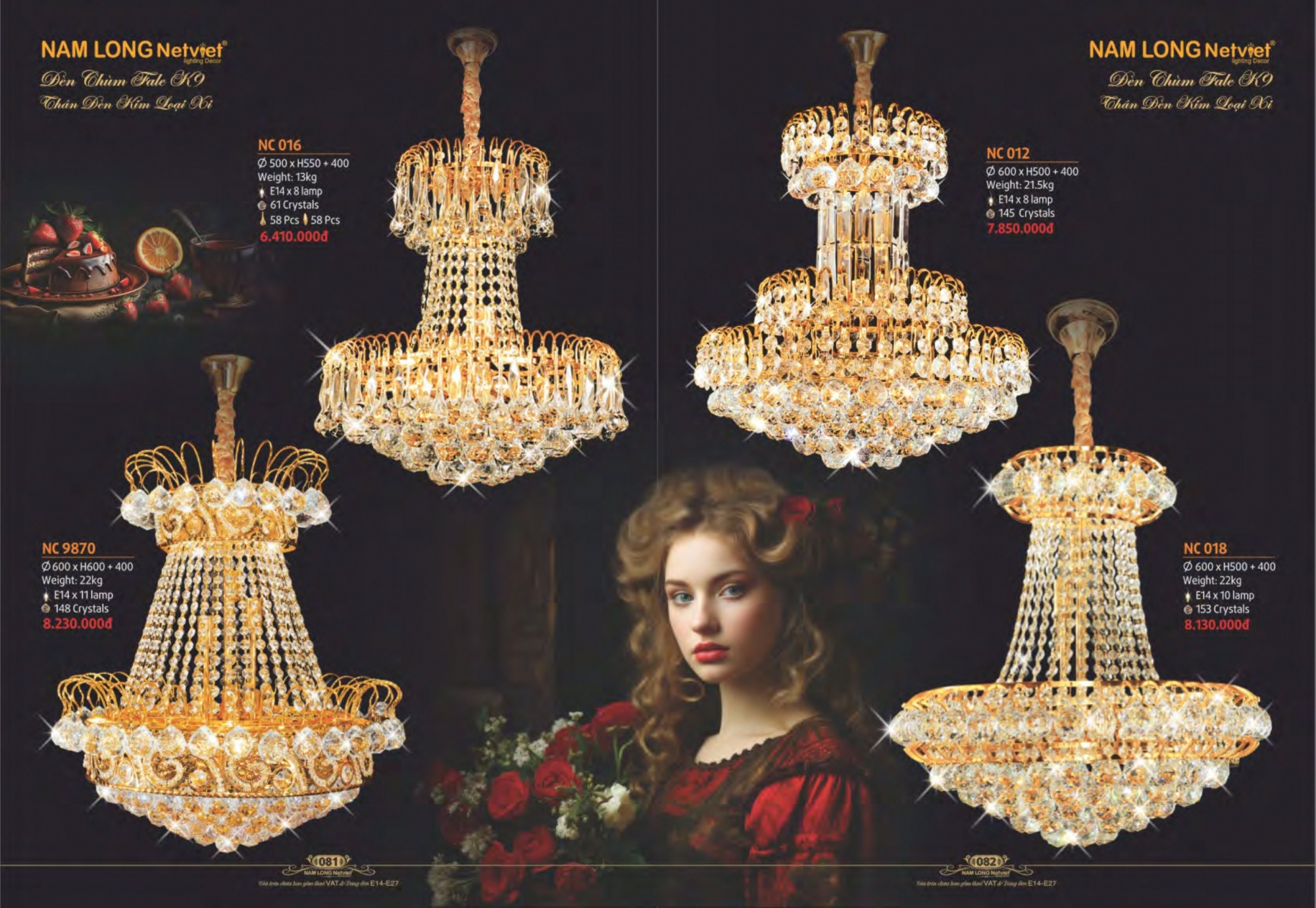 Bảng giá đèn trang trí Nam Long